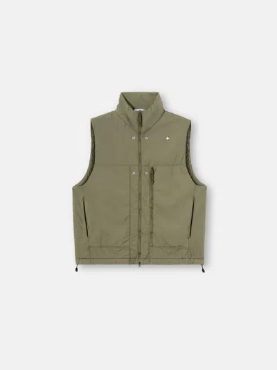 Stone Island S.i Stellina Lightweight Gilet In Green