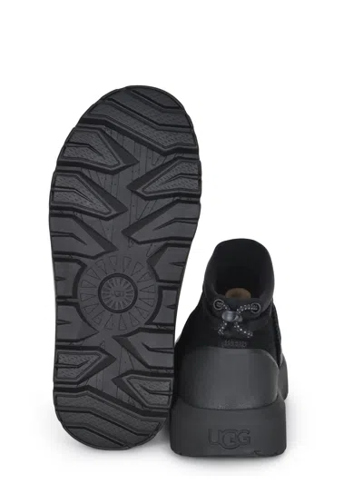 Ugg Suede Classic Ultra Mini Weather Hybrid Ankle Boots In Black