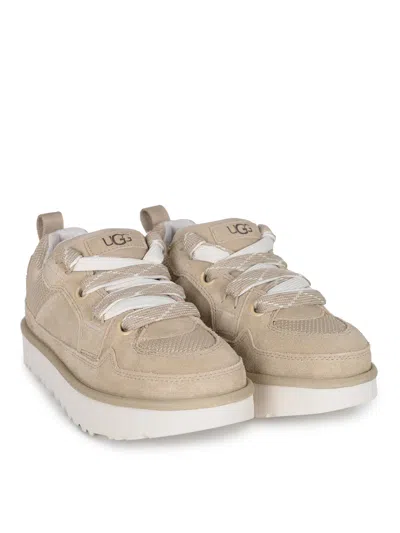 Ugg Lo Lowmel Mesh And Suede Sneakers In Animal Print