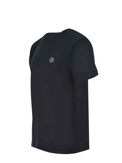 Stone Island Ss T-shirt 210002713 V0020 In Black