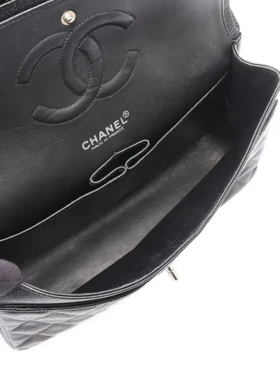 Pre-owned Chanel 2000-2002 Matelasse Flap Chain Shoulder Bag In Black