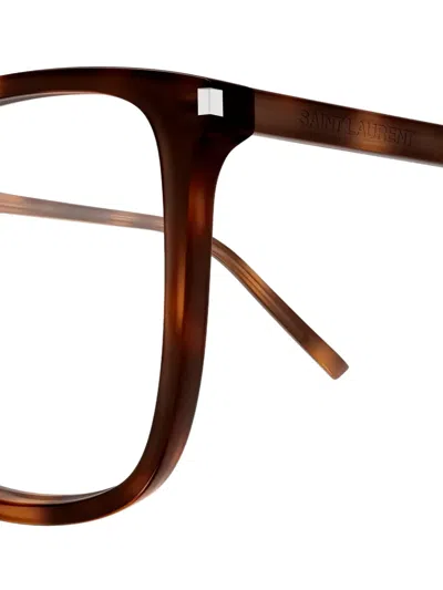 Saint Laurent Full-frame Plain Mirrornt In Brown