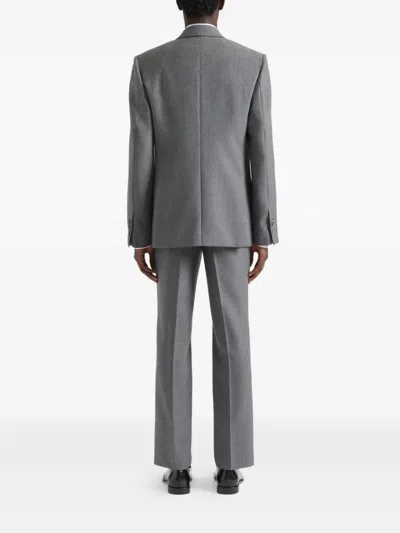Givenchy Tailored Pants In Flannel In Gray