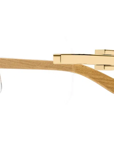 Cartier Rectangle-frame Glasses In Neutral