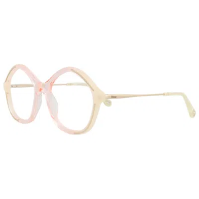 Chloé 52mm Round Optical Glasses In Multi