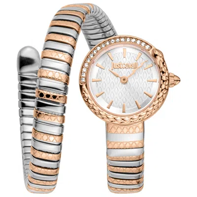 Just Cavalli Women's Ip Two-tone Stainless Steel & Crystal Wrap Watch/22mm In Multi