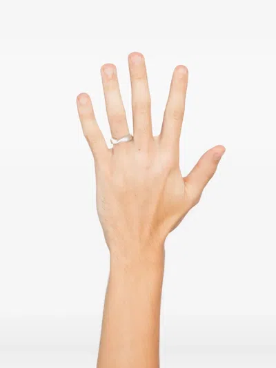 Agnès B. Narrative Ring In Silver