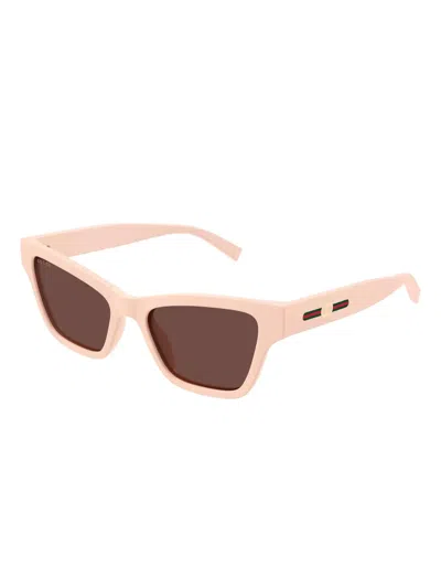 Gucci Brown Cat Eye Ladies Sunglasses Gg1982s 004 53 In Pink