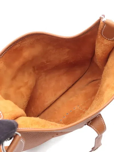 Pre-owned Hermes 2022 Evelyn 3 Trois Pm Shoulder Bag In Brown