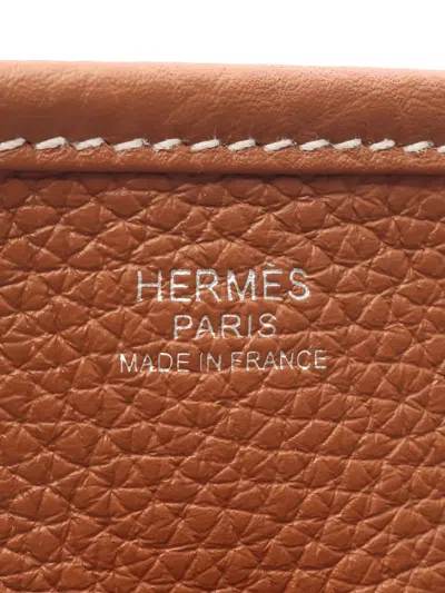 Pre-owned Hermes 2022 Evelyn 3 Trois Pm Shoulder Bag In Brown