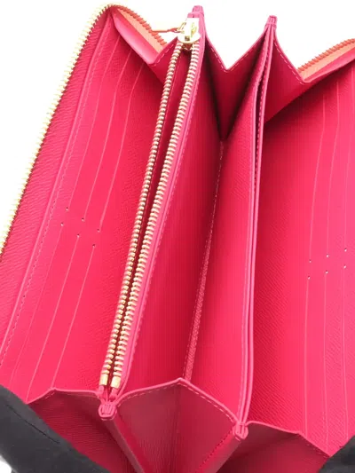 Pre-owned Louis Vuitton 2017 Damier Azur Giraffe Zip Wallet In White