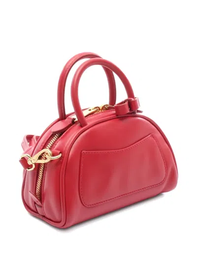 Pre-owned Miu Miu 2010s Mini Boston Tote Bag In Red