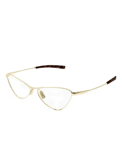 Saint Laurent Eyewear Eyeglasses In Gold