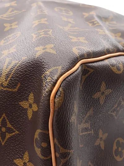 Pre-owned Louis Vuitton Keepall 55 Monogram Boston Bag In Brown