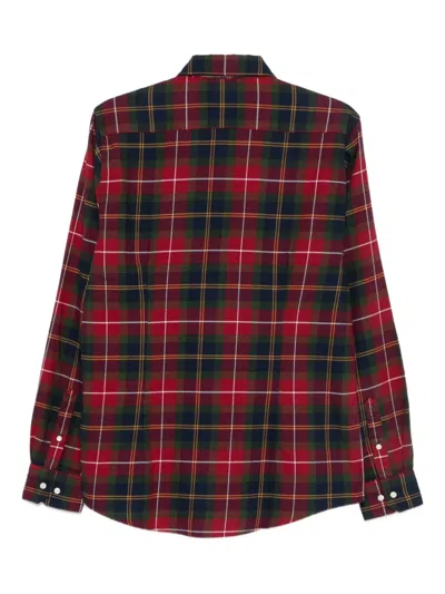 Barbour Fortrose Tartan-check Shirt In Red