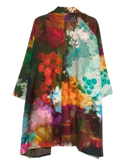 Yavi Printed Coat In Multi