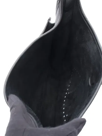 Pre-owned Hermes 2025 Evelyn 3 Troyes Pm Shoulder Bag In Black