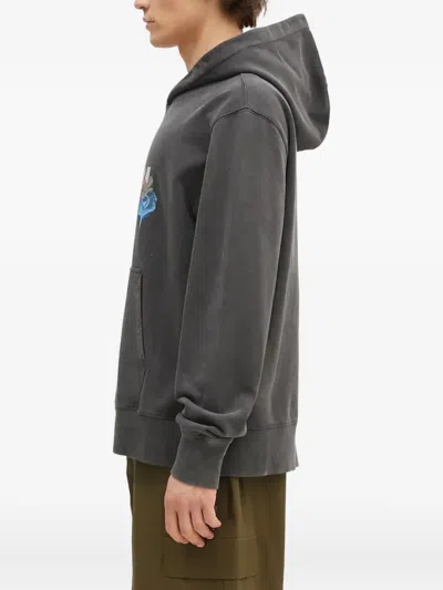 Ksubi Graff Rose Kash Hoodie In Gray