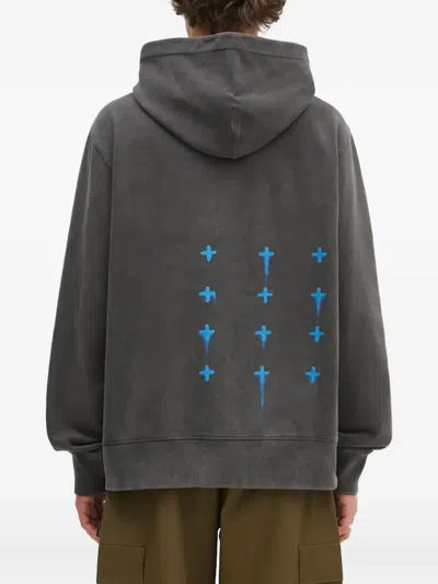 Ksubi Graff Rose Kash Hoodie In Gray