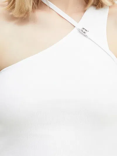 Ksubi Score One-shoulder Tank Top In White