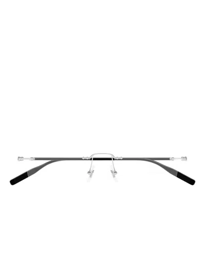 Montblanc Rectangle Glasses In White