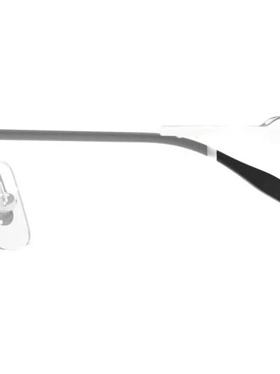 Montblanc Rectangle Glasses In White