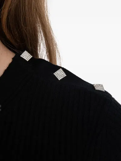 Zadig & Voltaire Womens Fobee Round-neck Wool-blend Jumper Black In Black