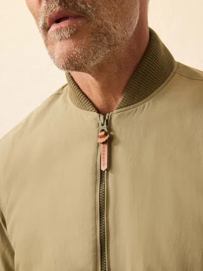 Faherty Military Bomber Jackets In Green