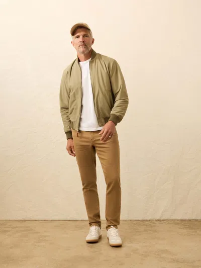 Faherty Military Bomber Jackets In Green