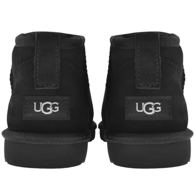 Ugg Classic Ultra Mini Ankle Boots In Black