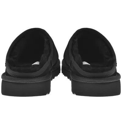 Ugg Monochromatic Suede Mule Slipper In Black