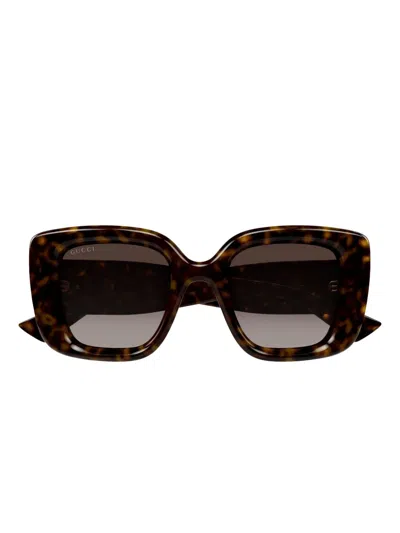 Gucci Gg Bag 50mm Acetate Butterfly Sunglasses In Multi
