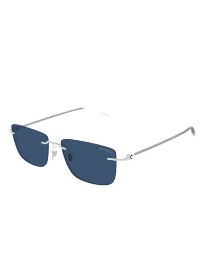 Montblanc Rectangle Sunglasses In Multi