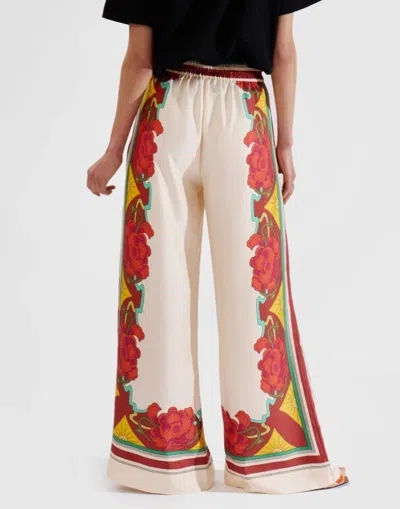 La Doublej Floral-print Palazzo Trousers In Foulard Liberty Piazzato