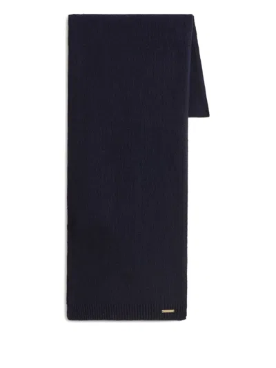 Woolrich Wool-blend Beanie Hat Set In Blue