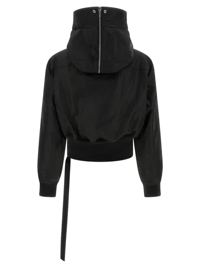 Rick Owens Drkshdw Alice Zip-up Jacket In Black