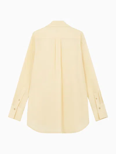 Totême Lavalliere-detail Shirt In Brown