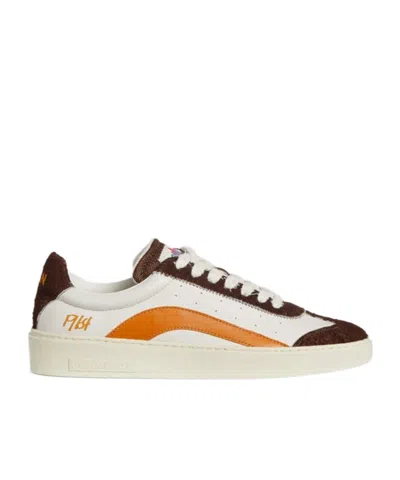 Dsquared2 Sporty Sneaker With Contrast Panel Design In Multi