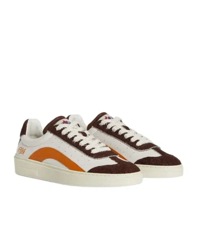 Dsquared2 Sporty Sneaker With Contrast Panel Design In Multi