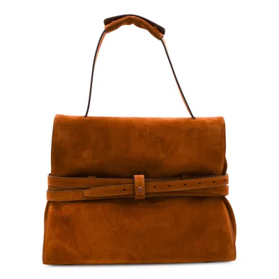 Moschino Versatile Shoulder Bag Adjustable Strap In Brown