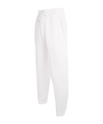 Eleventy Corduroy Drawstring Straight Trousers In White