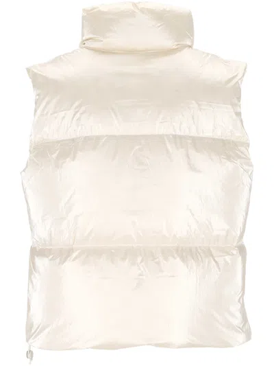 K-way Thille Thermo Pearly Puffed Gilet In White