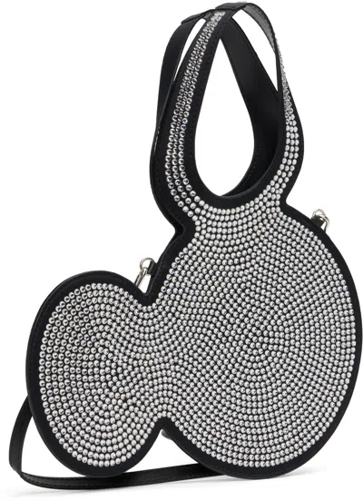 Coperni Mini Shoulder Bag With Stylized Mouse Head Design In Black