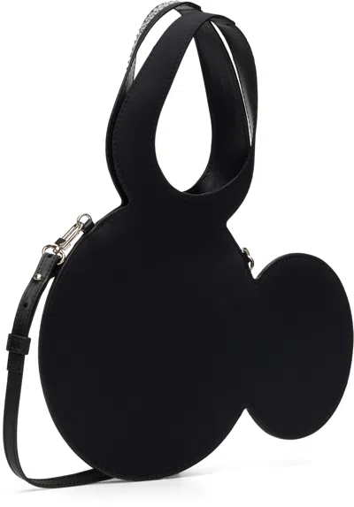 Coperni Mini Shoulder Bag With Stylized Mouse Head Design In Black