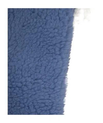 Napapijri Colorblock Fleece Giubbino With Adjustable Hem In Blue