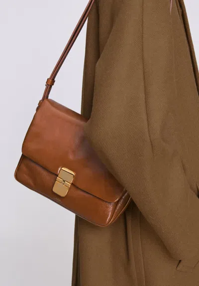 Apc A.p.c. Brown Vachette Crossbody Bag In Brown