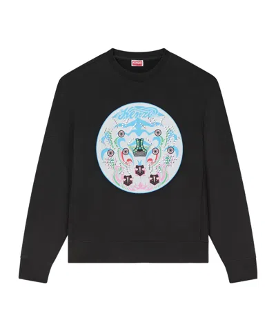 Kenzo Graphic Sweatshirt In Black