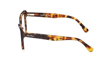 Max Mara Tortoiseshell Clip-on Glasses In Brown