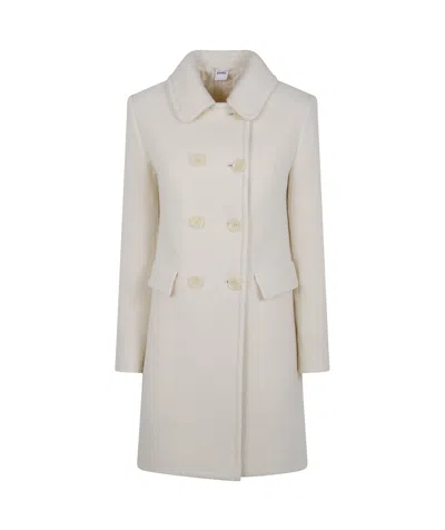 Aspesi Buttoned Coat In White