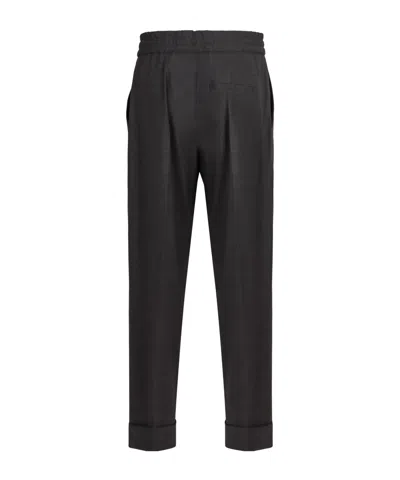 P.a.r.o.s.h Drawstring Trousers In Black
